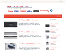 Tablet Screenshot of printer-drivers-update.com